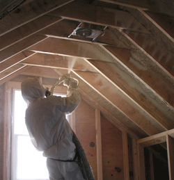 Beaumont TX attic spray foam insulation